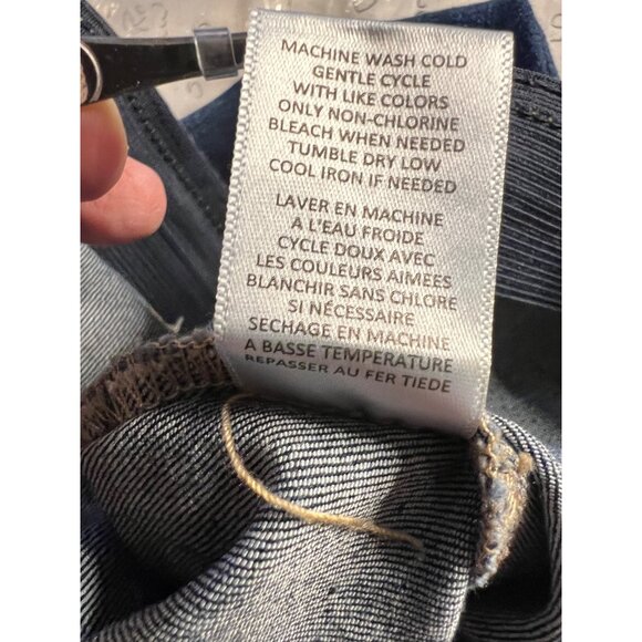 Tinseltown XXXL Dark Blue High Rise Jeans Stretch Pull On Flare Y2K - Picture 10 of 11